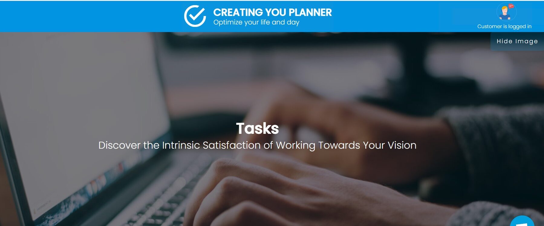 Tasks - Creating You Planner